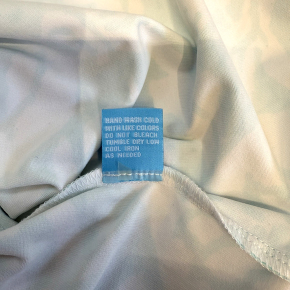 J. McLaughlin Midi Dress Womens Size XL Catalina Cloth Green Floral Stretch - Picture 6 of 8